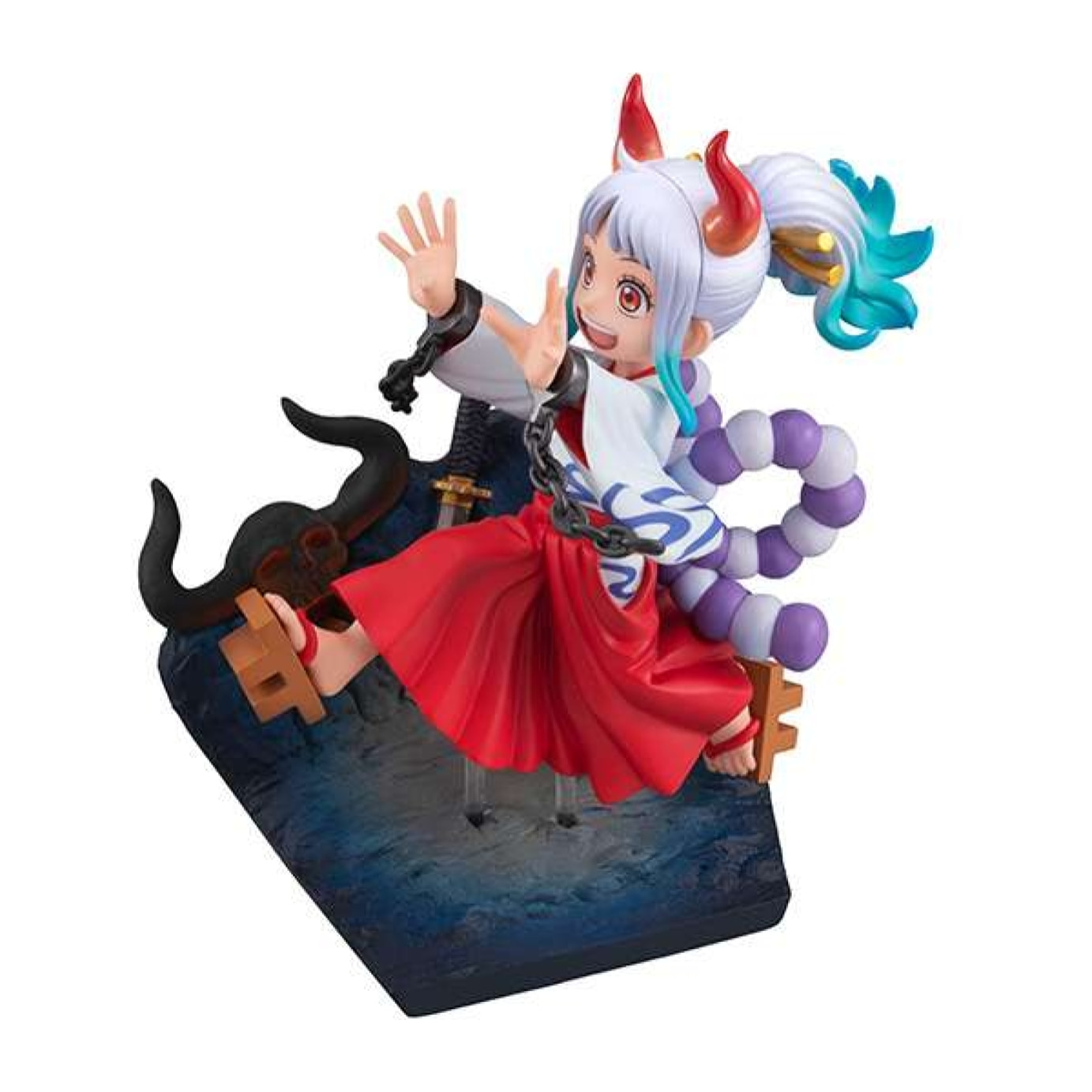 One Piece Gem Yamato Run Run Run Statua Statua Megahouse