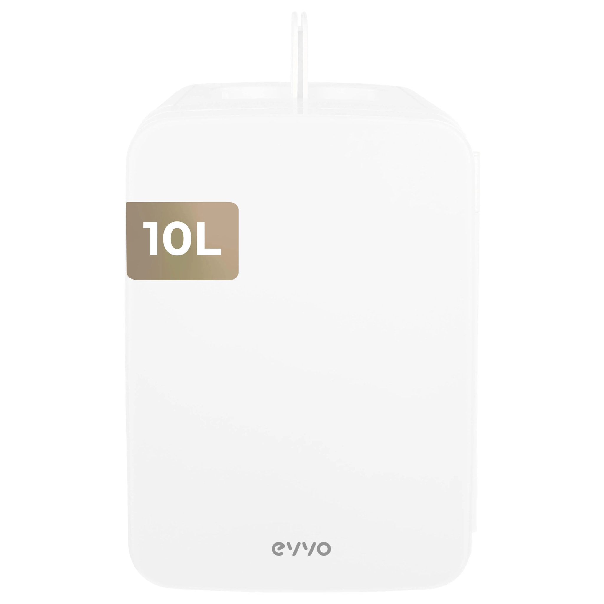 Nevera Mini EVVO F10 Blanco, 10 L, Enfría y Calienta, Silenciosa y Portátil