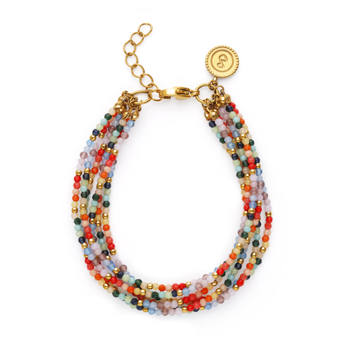 Bracciale Mawi Colors Acciao Placcato Oro