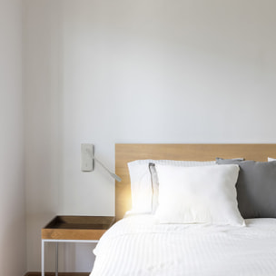 Forlight Mine - Luz de Lectura para Dormitorio LED con Luz Cálida 3000K con Interruptor Aplique de Pared Cabecero de Cama Blanco