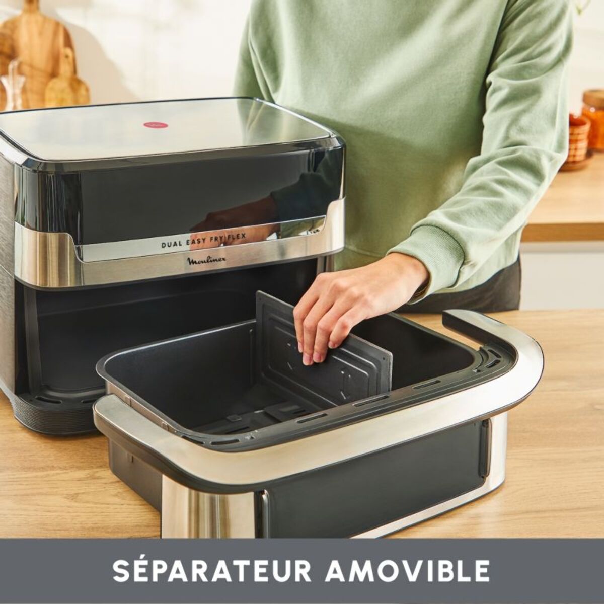 Friteuse sans huile MOULINEX Easy Fry Dual Flex EZ922DF0