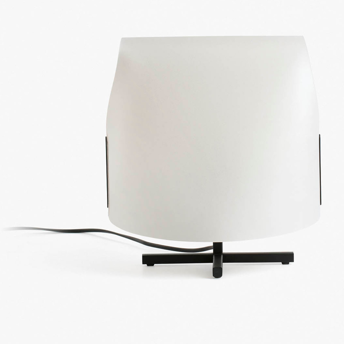 LUANG S Lampe table noire/beige