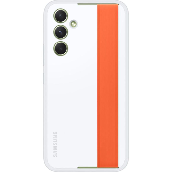 Coque SAMSUNG A54 5G Lanière Renforcée Blanc