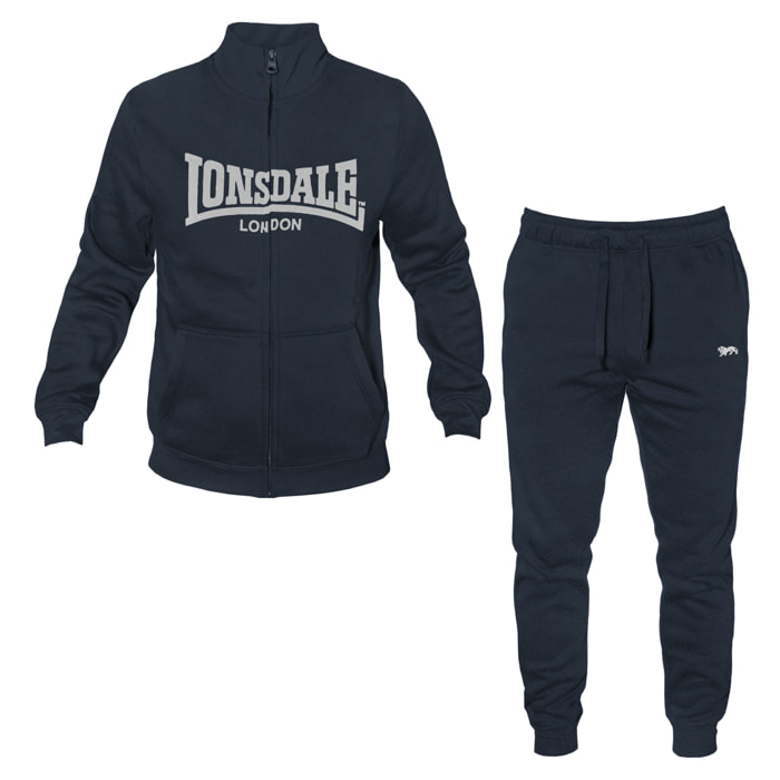 Tuta Uomo LONSDALE Cotone Felpato Zip