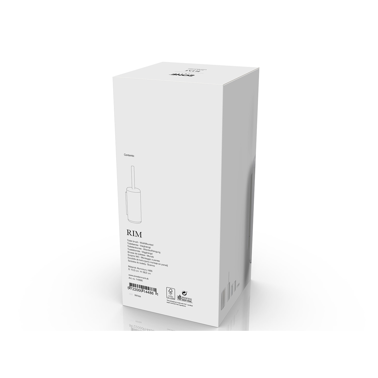 Brosse de toilettes à accroche Rim