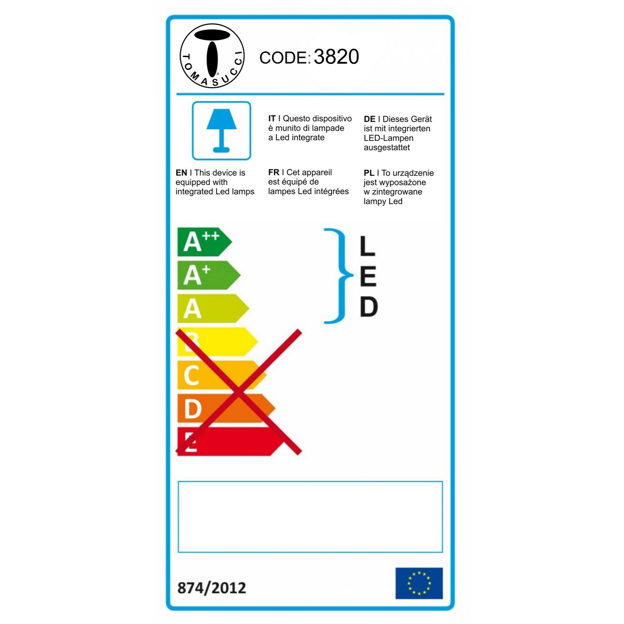 Tomasucci Lustre OVAL RING OR Multicolore