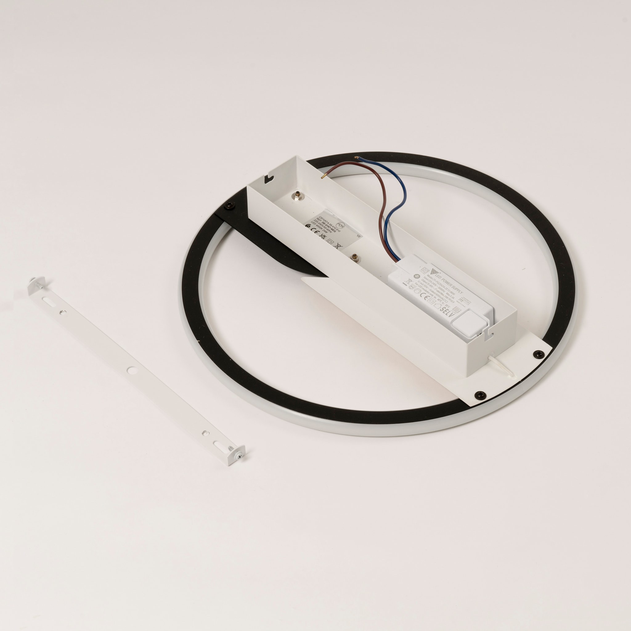 Forlight - Plafón LED 21W Blanco Neutro, Diseño Moderno y Minimalista, Aluminio Negro, Luz Equilibrada 4000K, Ideal para Interiores, Diámetro 36 cm, Regulación ON-OFF