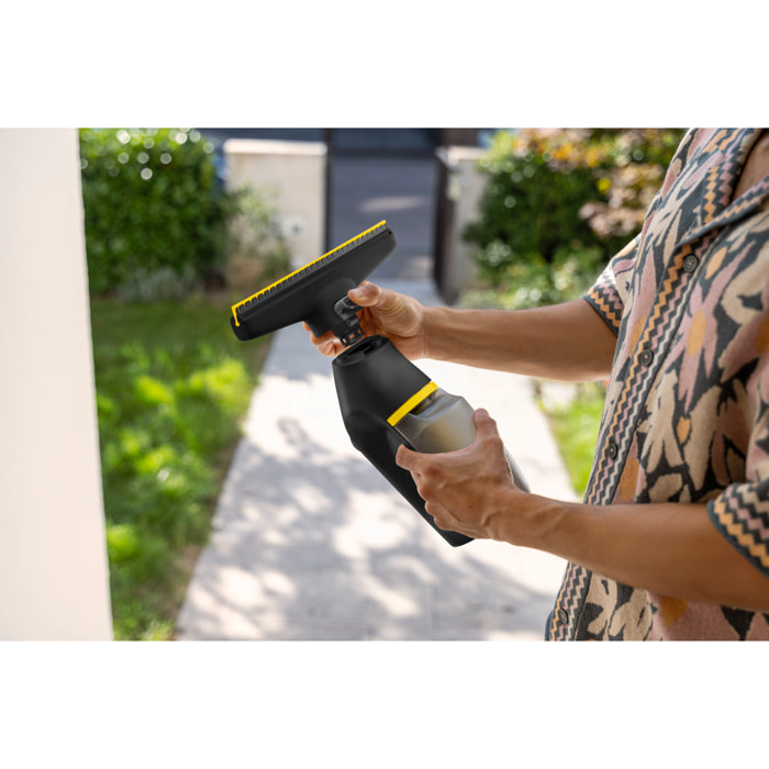 Nettoyeur de vitres Karcher WV 3 Comfort Precision+ Black - autonomie 105m² - détergent 1l - chargeur USB-C