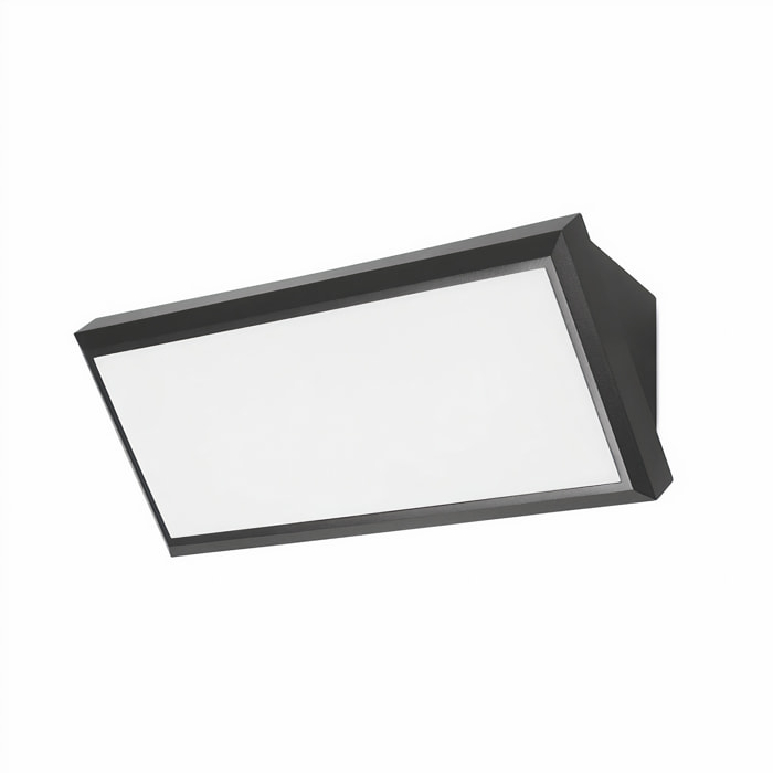 Forlight Aplique Ip65 Samper Led 10,5W 3000K Negro 615Lm