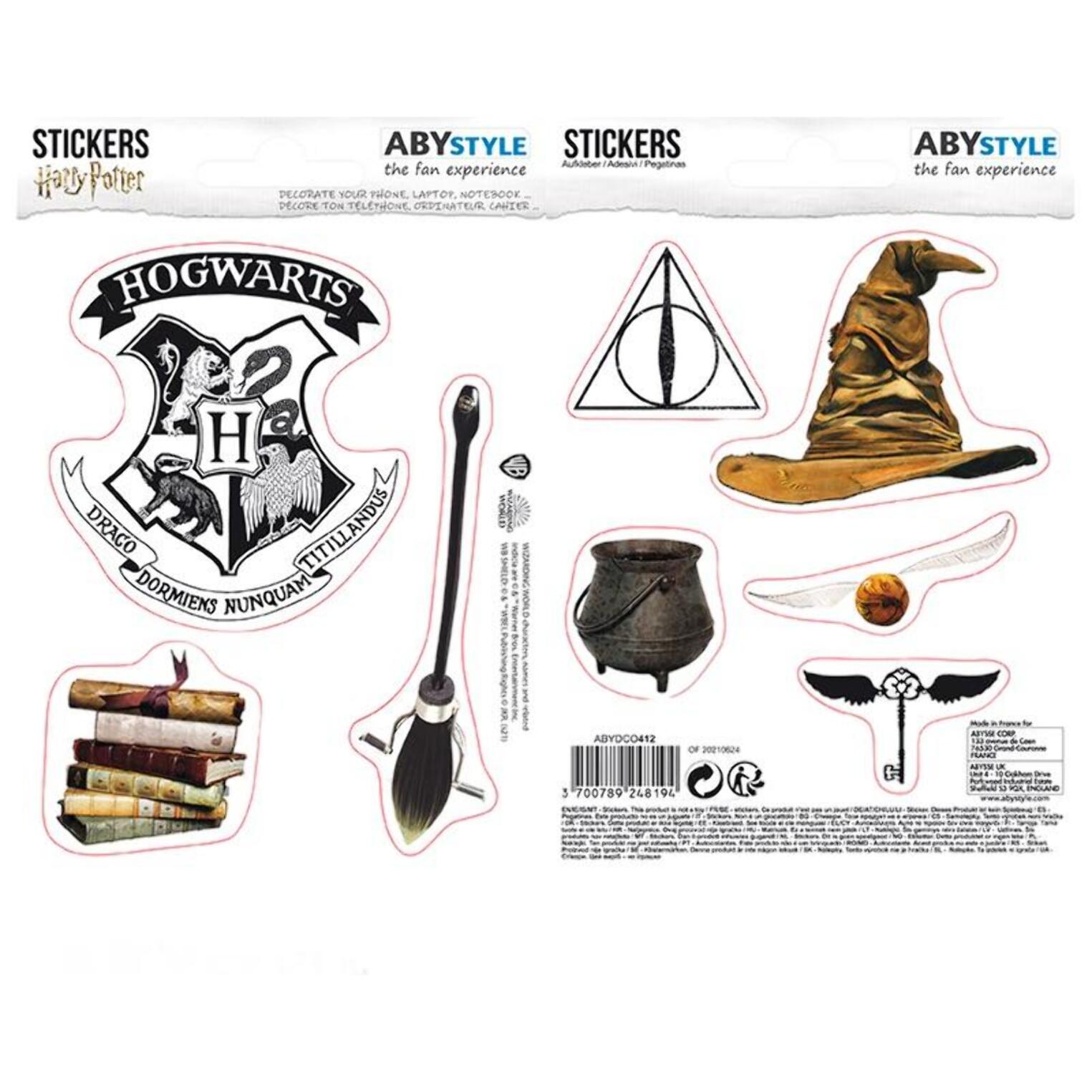 Harry Potter - Adesivi - 16x11cm/ 2 Fogli - Magical Objects