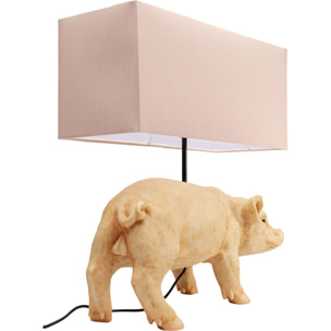 Lampe cochon rose Kare Design