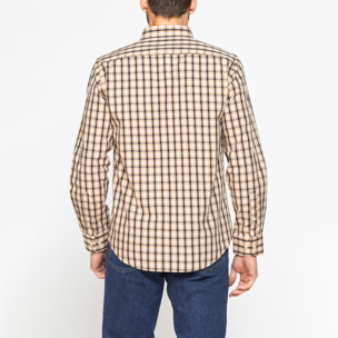 CAMICIA BUTTON-DOWN CON MANICA LUNGA E TASCHINO
