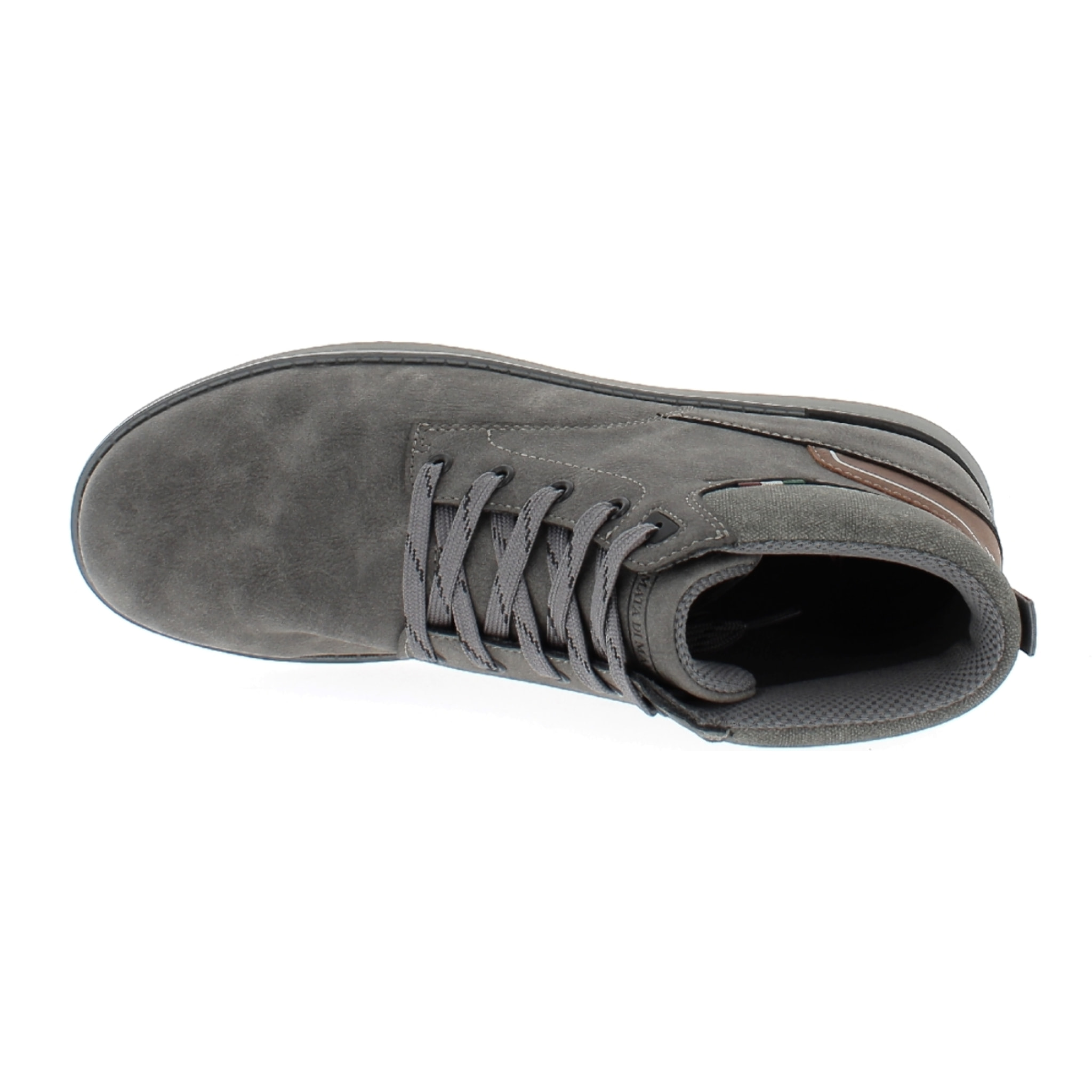 Armata di Mare Scarpe Uomo Stivaletti Casual Stringati con Soletta Rimovibile in Memory Foam AMU W24M603 Grey