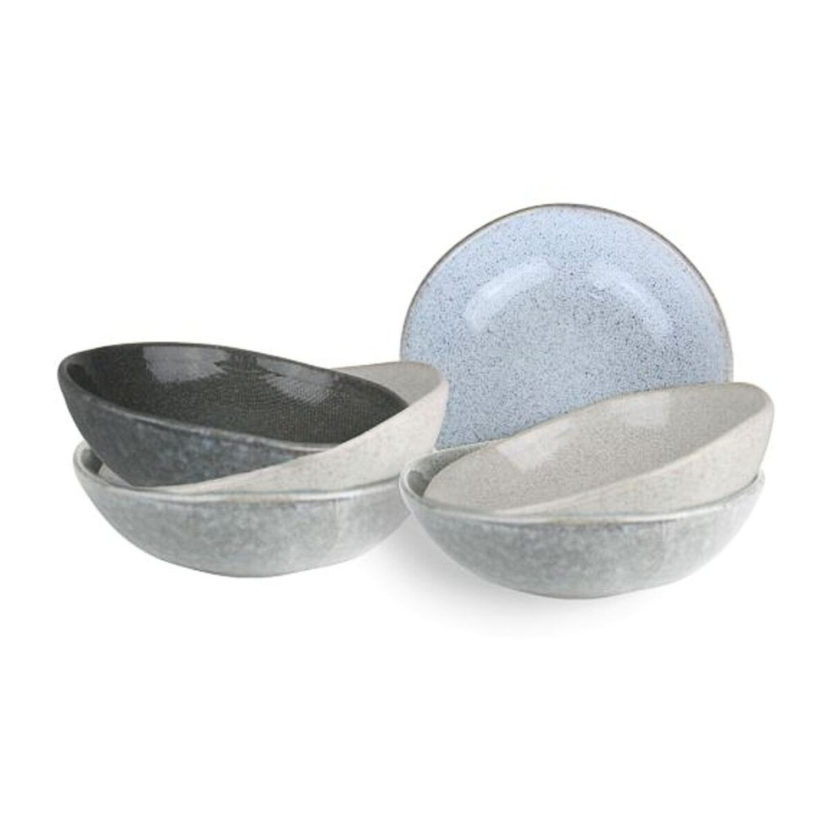 Lot de 6 assiettes creuses, ZAO
