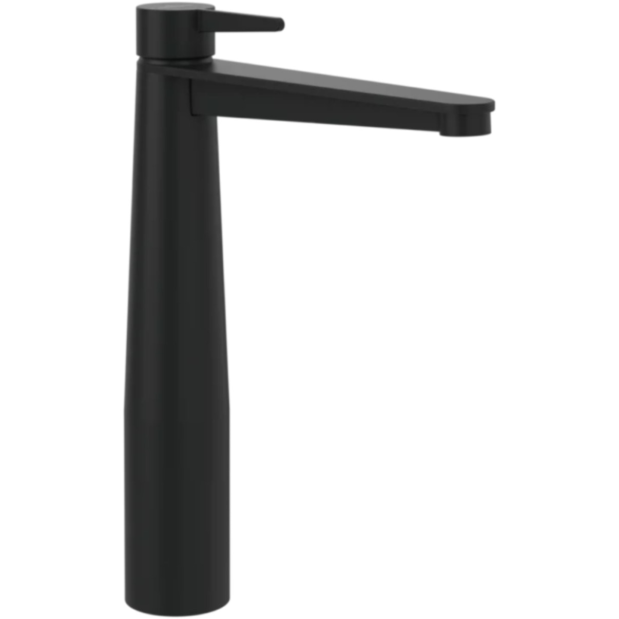 Mitigeur lavabo surélevé Conum avec vidage Push Open Noir mat