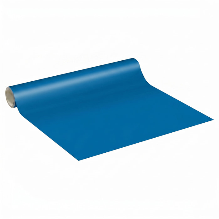 Rouleau adhésif décoratif Vinyle au Mètre - Bleu marine - Sticker Lavable Imperméable Mur Cuisine Meubles