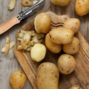Lot de 2 éplucheurs à asperges manche en bois 15 cm Fackelmann