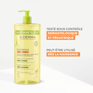 Exomega Control - Huile Lavante Émolliente Anti-Grattage