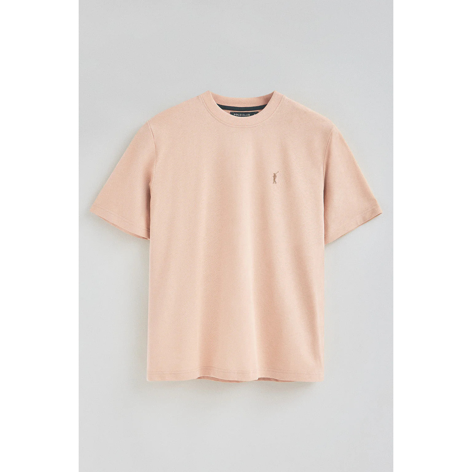 Maglietta nude in cotone con ricamo Rigby Go