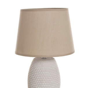 Lampe de table adalis beige