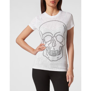 PHILIPP PLEIN T-Shirt Round Neck SKULL