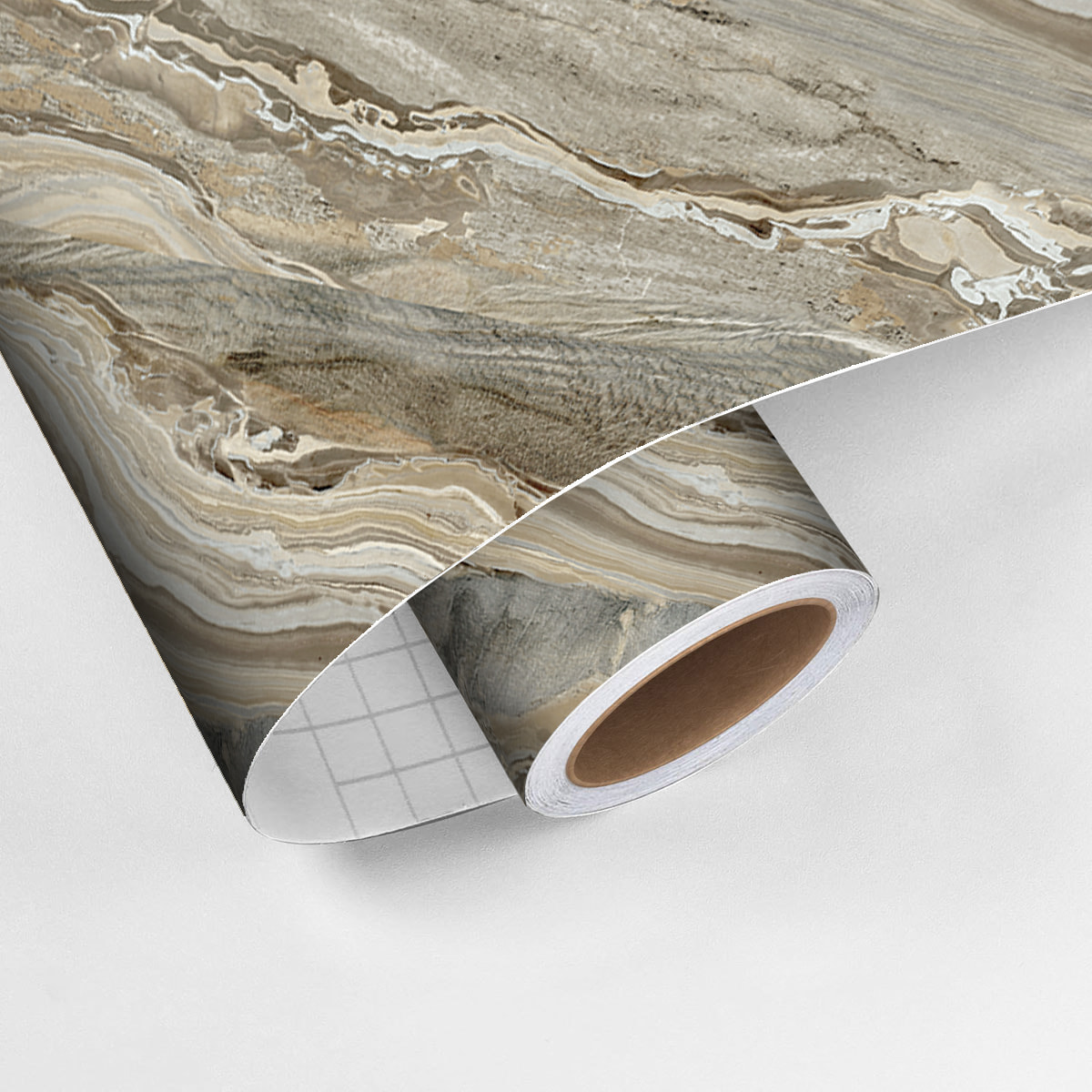 Revêtement sticker sol - MARBRE DE CAMPOBASSO - Rouleau adhésif Protection Anti-dérapant