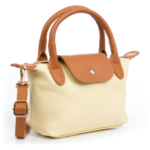 Baucina Borsa a mano Donna. Pelle autentica Dollaro.