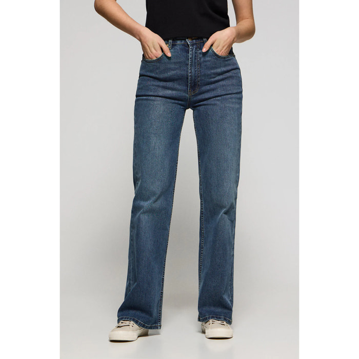 Jeans Jana blu denim wide leg