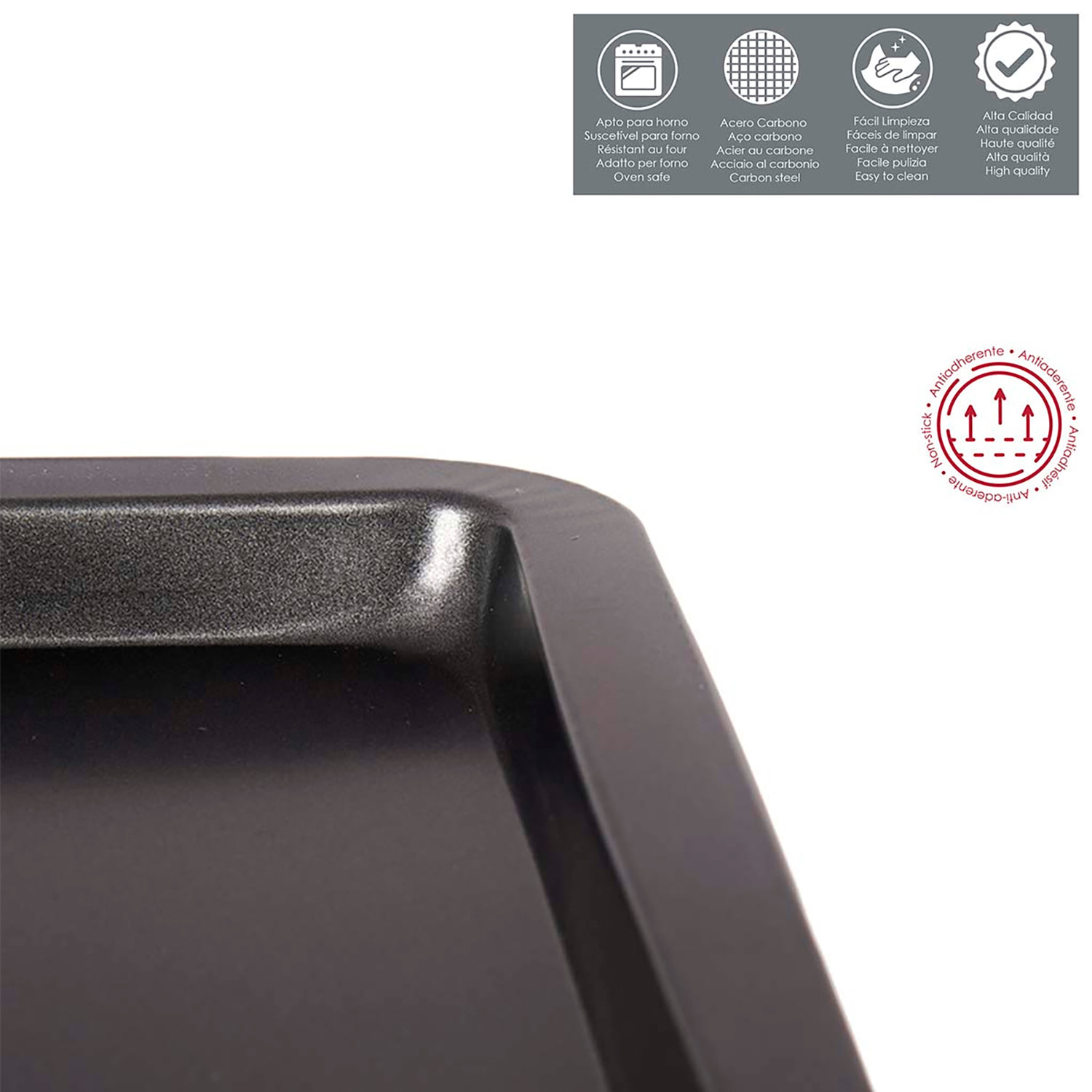 BANDEJA RECTANGULAR METAL 38CM