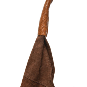 Borsa a tracolla Anna Luchini Marrone
