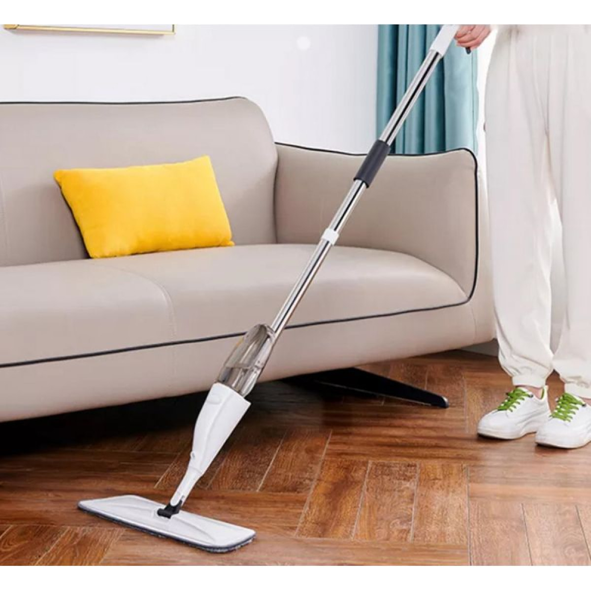 Serpillière avec jet d'eau Herzberg HG8115