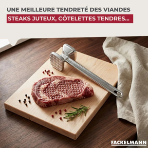 Attendrisseur à viande en aluminium 22 cm Fackelmann Basic