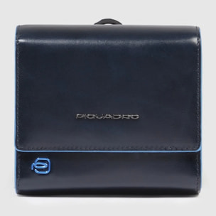 Piquadro Astuccio in pelle con caricabatterie 3in1 15W pieghevole e adattatore GaN 45W