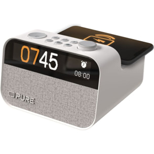 Radio réveil PURE Moment Charge Cotton White