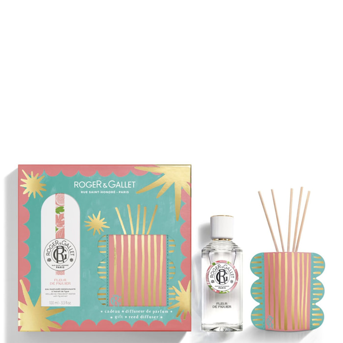 Fleur de Figuier - Coffret Eau Parfumée Bienfaisante 100ml + Diffuseur