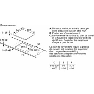 Plaque induction BOSCH PIJ61SBB5F