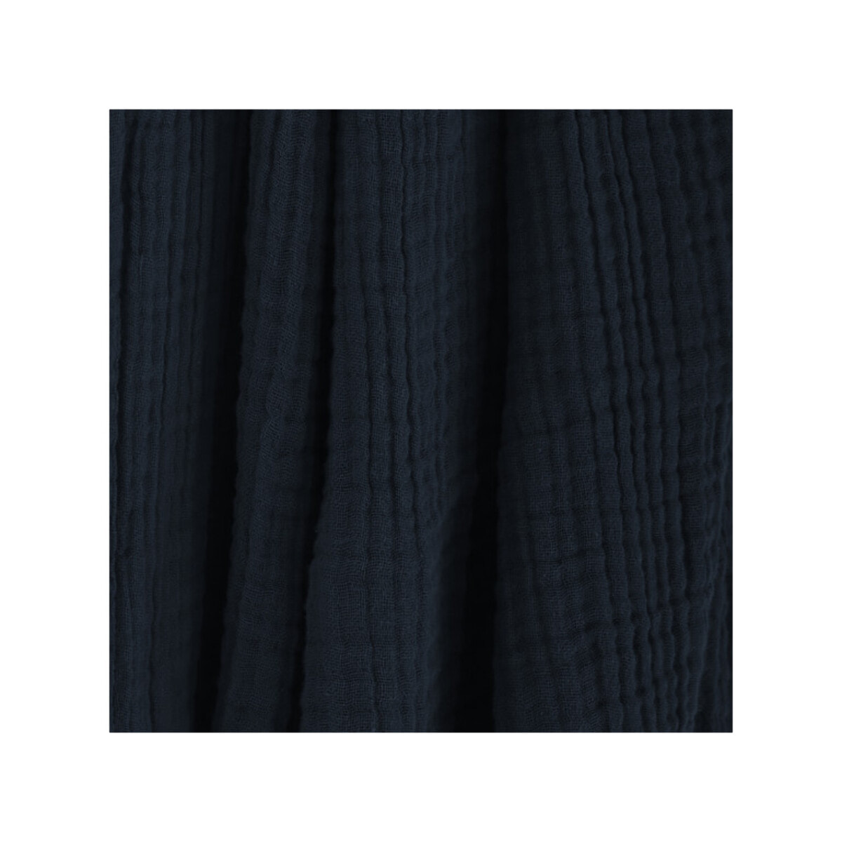 Plaid 130x160 cm en gaze de coton avec franges - GAIA