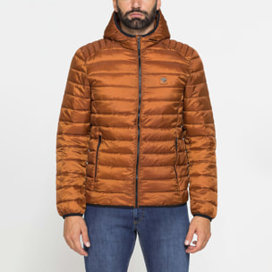 PIUMINO ULTRALEGGERO IN RIPSTOP CON CAPPUCCIO