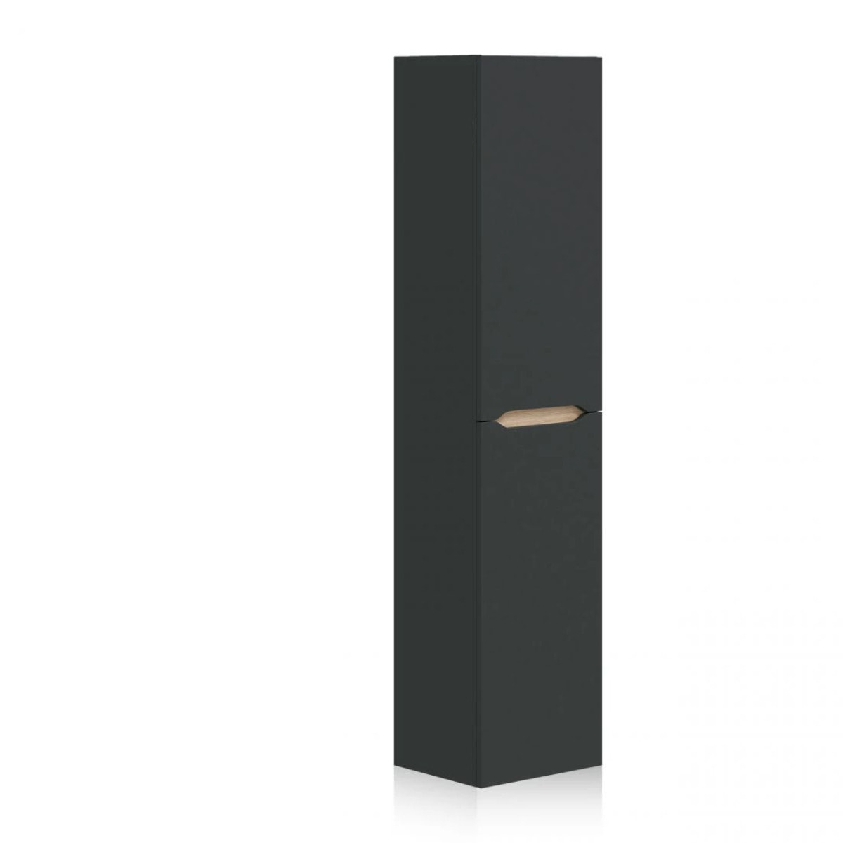 Columna de baño suspendida Opera Antracita - Roble