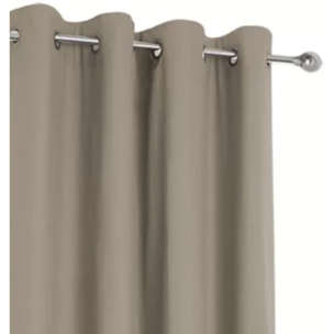 Rideau polyester isolant lin