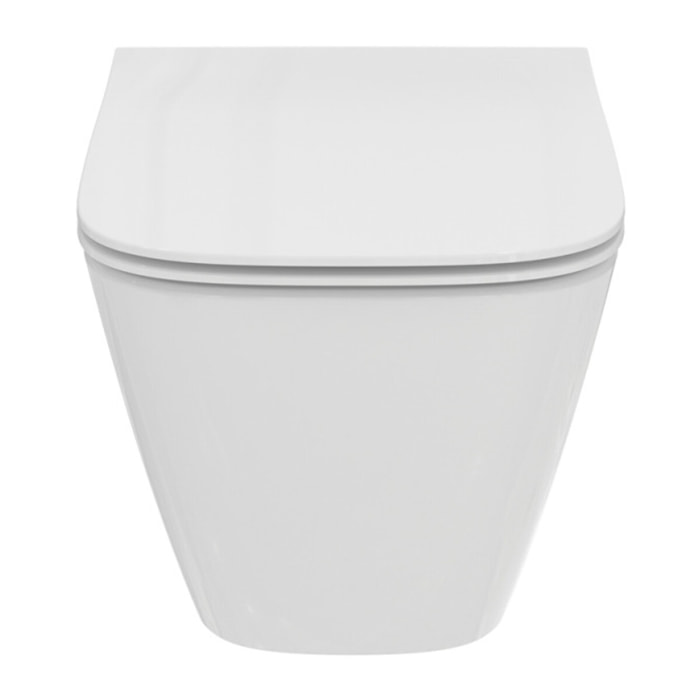 WC suspendu sans bride I.Life B RimLS+ avec abattant frein de chute