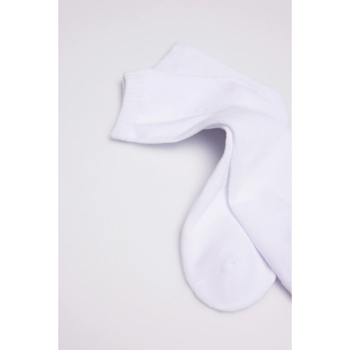 Confezione da 3 calzini sportivi in spugna bianca