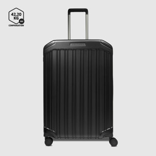 Piquadro Expadable, large 4 wheel suitcase