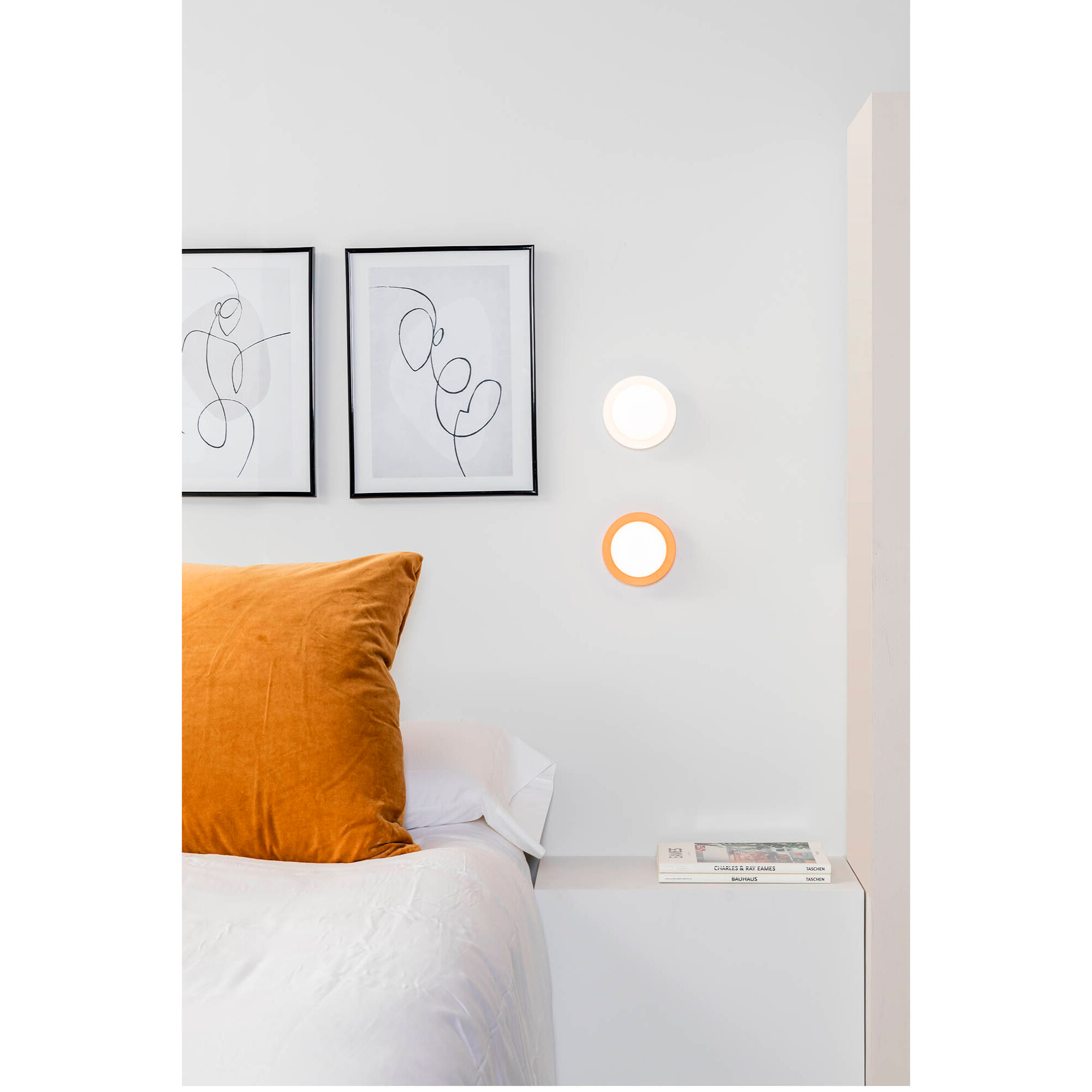 MAY Aplique/plafón blanca