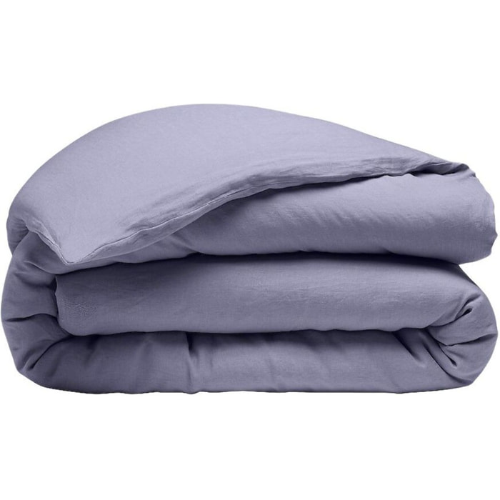 Parure Housse De Couette 3pcs 100% lin LavÉ 160g Mineral