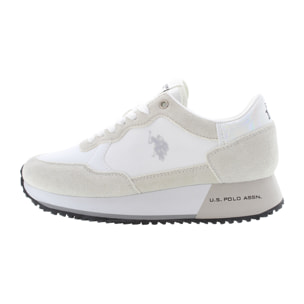 U.S. Polo Assn. - Sneakers SACHA005WDSN2 in camoscio per donna