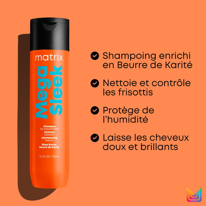 Mega Sleek - Shampoing Anti-Frisottis