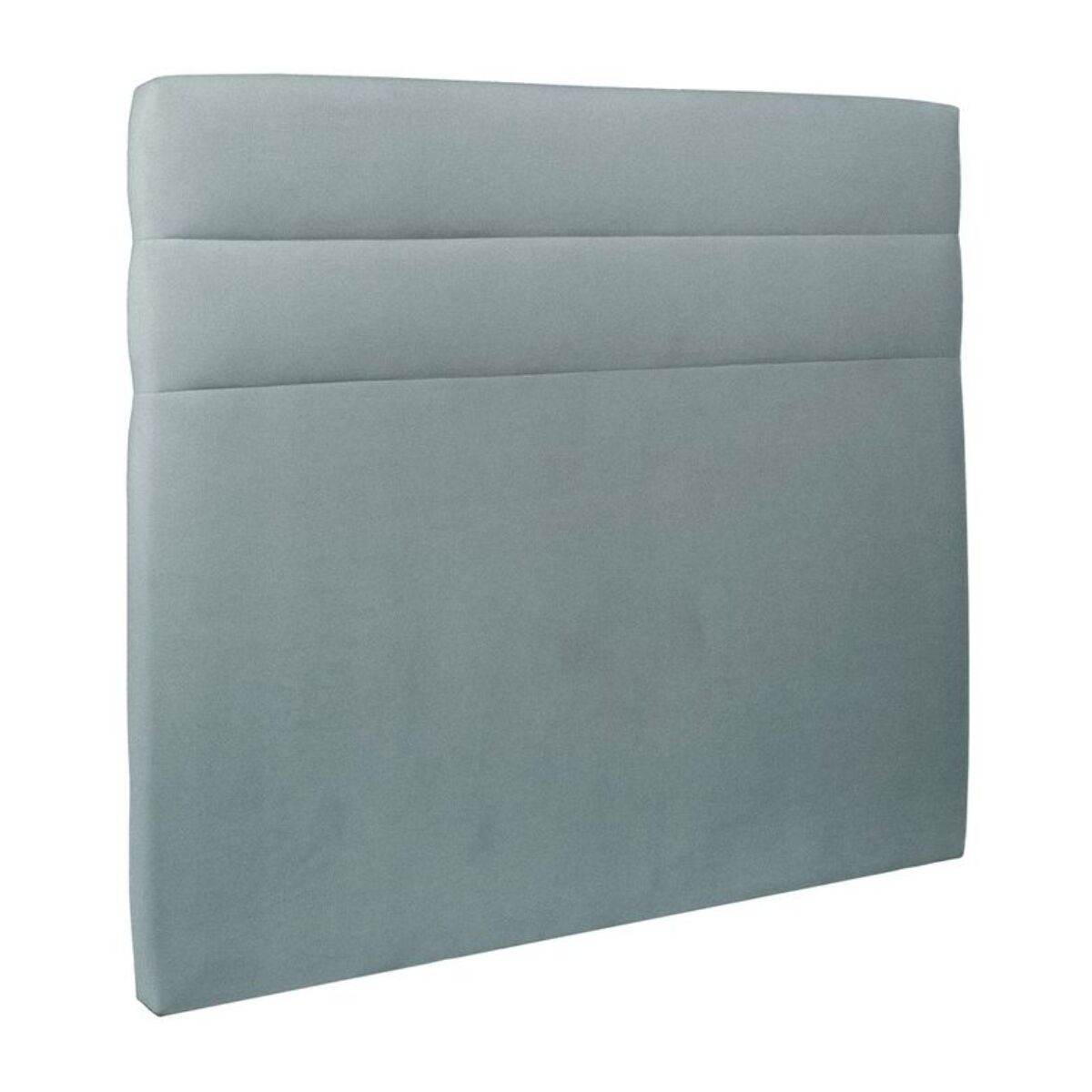 Lit avec sommier et tête de lit à lignes - Tissu velours au style chic - Adapté à tous les matelas, montage rapide - Esprit hôtel - Rangement XXL - Hauteur Totale : 39cm