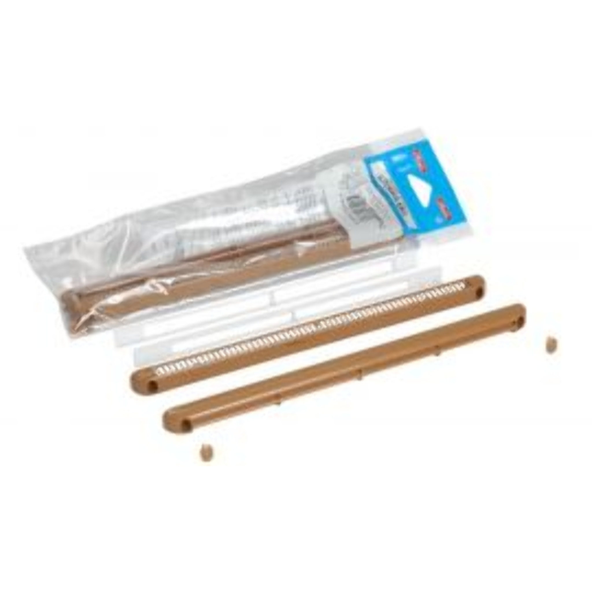 Kit sachet entrée air autoréglable avec 4 vis NICOLL - Bois clair - 1EAHFC