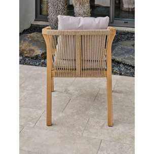 SERENA - Lot composé de 2 fauteuils de jardin SERENA-FT